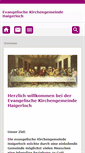 Mobile Screenshot of haigerloch-evangelisch.de
